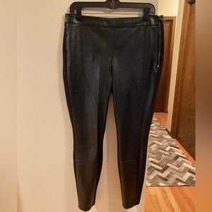 WHBM Faux Leather Leggings